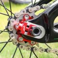 2PCS Durable Aluminum Alloy Bicycle Chain Tensioner Single Speed Easy Installation Chain Tensioner Adjuster Lightweight Stable Bike Chain Fastener Bicycle Repair. 