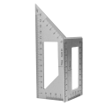 Multifunctional Square 45+90 Degree Gauge Angle Ruler T-Shaped Measuring Woodworking Ruler Tool. 