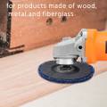 Kqueebee 6 Pcs Paint Stripping Disc Wheel Rust Stripper Strip Discs for 100mm Angle Grinder for Wood Metal Fiberglass Products. 