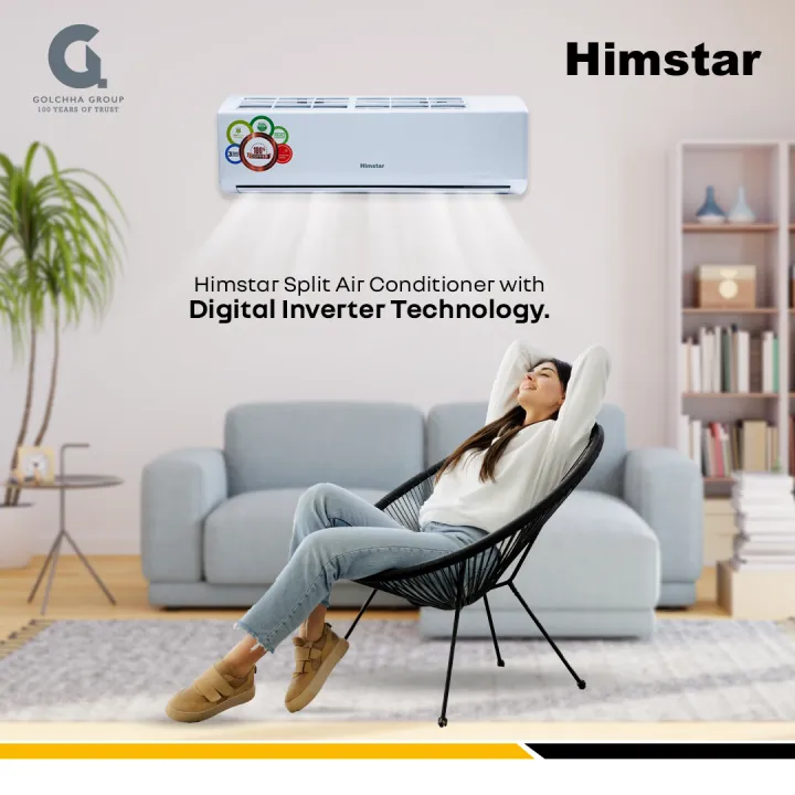 Himstar%201%20Ton%20Smart%20Inverter%20WiFi%20Air%20Conditioner%20%7CHA-12ICIWK/HE%20%7C%20WiFi%20Control%20%7C%20100%25%20Copper%20%7C%205%20Star%20Energy%20Saving%20%7C%20Fast%20Cooling%20%7C%20R32%20Gas%20%7C%20Self%20Cleaning%20%7C%2010%20Years%20Compressor%20Warranty%20%7C%20Free%20Installation%20-%20Image%209