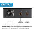 USB-C Sound Card Audio External 3.5mm Microphone Audio Adapter Soundcard for PC Laptop Headset USB Sound Card Easy Install. 