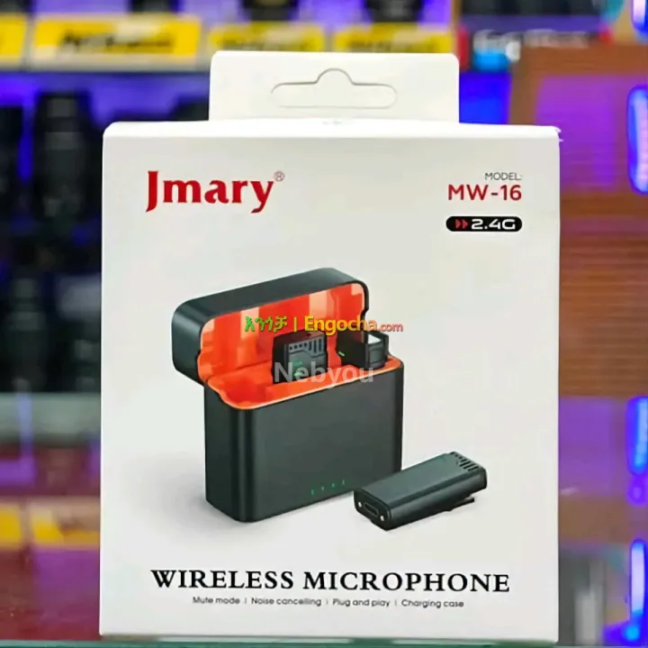 Jmary%20MW-16%202.4G%20Wireless%20Microphone%20for%20Mobile%20and%20Camera,%20with%20multiple%20mode,%20mute%20mode,%20noise%20cancelling%20and%20just%20plug%20and%20play%20-%20Image%202