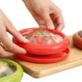 4Pcs Silicone Fresh Stretch Pod Reusable and Vegetable Fruit Storage Containers for Fridge. 
