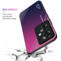 Vantime Case for OPPO F25 Pro / Reno11 F 5G Glossy Glass Gradient Back Hard Shockproof Casing. 