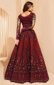Lehenga Choli For Women All-Season Net Fabric Stitched Embroidered Traditional Style Multiple Colors. 