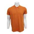 Orange Half Sleeve Collor Neck Tshirt For Men. 