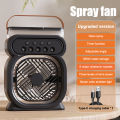 Portable 3 In 1 Fan AIr Conditioner Mini Air Cooler LED Night Light Air Humidifier Spray Mist Fan Electric Fan For Office Home. 