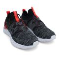 Peak Black Melange Grey Cushion Running Shoes for Men E92577H. 