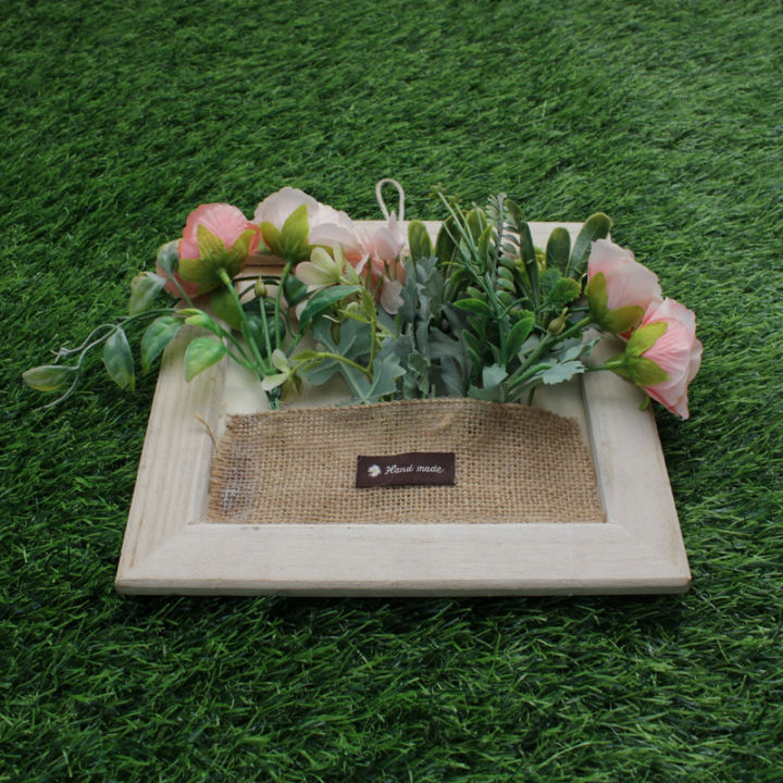 White%20Color%20Square%20Shapped%20With%20Pink%20Flower%20Wall%20Frame%20-%20Image%203