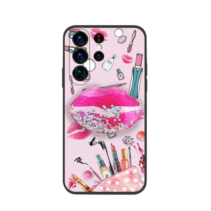 Cartoon%20Rotatable%20stand%20Phone%20Case%20For%20Samsung%20Galaxy%20S23%20Ultra/SM-S918U%20Durable%20phone%20lens%20protection%20Anti-dust%20Cute%20-%20Image%205