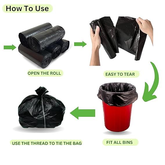 Plastic%20Garbage%20Bag%2045cmx55cm%2030%20Pcs/Roll%20-%20Image%202