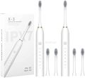 X-3 Sonic Electric Rechargeable Toothbrush for Adults | Rechargeable Electric Tooth brush | with 3 extra Brush | 6 operating modes | New trending product. 