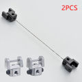Scroll Saw Blades Holders Pin-Less Blade Clamps Upper/Lower Blade Holder Scroll Saw Blade Conversion Kit　Netiie. 