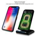 Wireless ChargerQi Certified Fast Charger for Samsung Galaxy Note 8 S8 S8 Plus S7 S7 Edge Note 5 S6 Edge Plus Apple iPhone X / 8 / 8 Plus and All Qi-Enabled Devices Black and White. 