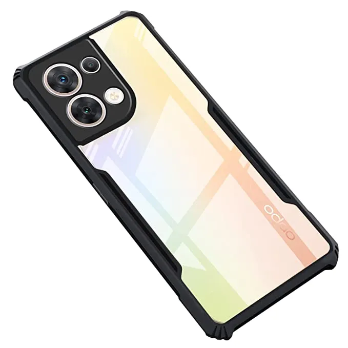 For%20Oppo%20Reno%208%205G%20Back%20Case%20-%20Clear%20PC%20Back%20Hybrid%20Transparent%20Phone%20Cover%20-%20Image%202