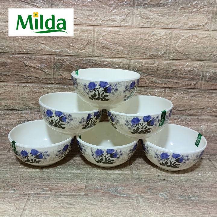 Milda - Melamine - Bowl - 5 inch - set of 6