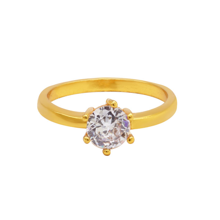 Gold%20Plated%20Ring%20With%20White%20Stone%20For%20Women%20(Panchadhatu)%20-%20Image%202