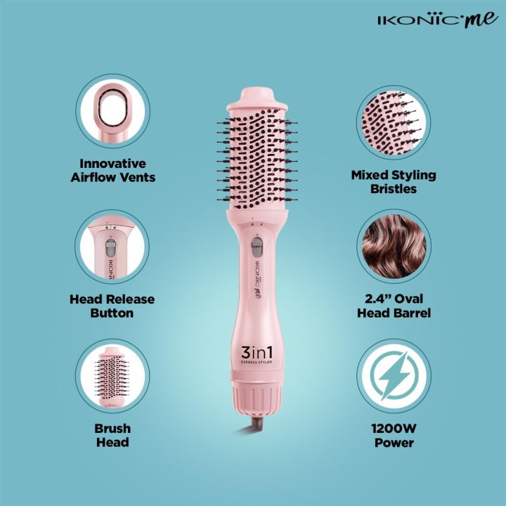 IKONIC%20ME%203%20in%201%20Express%20Styler%201200W%20Hot%20Air%20Blow%20Dryer%20Volumizer%20Ceramic%20Titanium%20coated%20barrel%20-%20Image%204