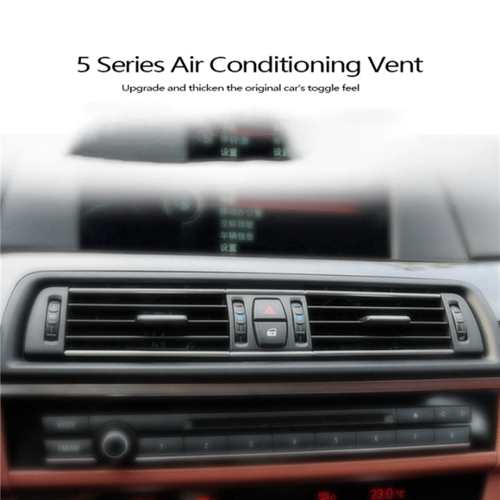 FORIDE%202X%20Plated%20Black%20Dashboard%20Central%20Air%20Conditioner%20Vent%20Grille%20Complete%20Assembly%20for%205%20Series%20F10%20F11%20F18%2064229209136%20-%20Image%206