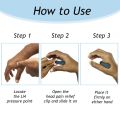 PRETOX Sugar Control LI4 Acupressure Point Clip Headache, Migraine &Tension Relief Light Weight Acupressure Relaxation, Stress Alleviation, Tension Relief and Headache Relief Hand Clip (1PCS). 