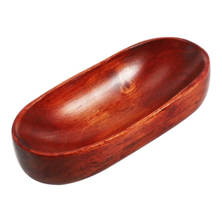 NAMUNY Wooden Dried Fruit Dish Solid Wood Tableware Food Serving Tray Desserts Snack Dishes Household Plate Kitchen Dinnerware Supply