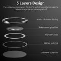 Camera Lens for OnePlus Nord 3 5G - Individual Metal Ring Tempered Glass Camera Screen Protector with Locator (Black) 1+. 