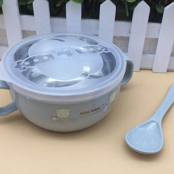 Cute%20Baby%20Double%20Wall%20Vacuum%20Insulated%20304%20Stainless%20Steel%20Thermal%20Insulation%20Training%20Feeding%20Bowl%20with%20Handles%20&%20Spoon%20-%20Image%202