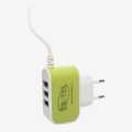 3 in 1 Micro Travel Charger Multi Port USB Charger 3 Ports Adapter Travel Wall Home Charger. 