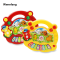 Wenefang Baby Musical Toy with Animal Sound Kids Piano Keyboard Electric Flashing Music Instrument Early Educational Toys for Children. 