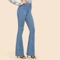 Women's Stretchable High Waist Belly Jeans Pant For Women BL. 