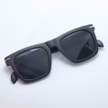 DV Matt Black Square Sunglasses For Men. 