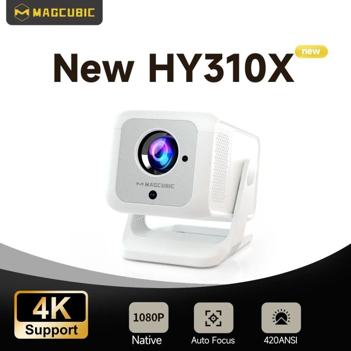 Magcubic%20HY310X%204K%20Mini%20Projector%20With%20Full%20HD%201080P%20420ANSI%20Android%2011%20Auto%20Focus%20Keystone%20for%20Outdoor%20Theater%20Stand%20Projector%20-%20Image%202