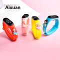 Aixuan Watch relo kids LED digital screen boy bracelet hand millet 3 kids Fifty percent Affordable discount girls gift Elsa cartoon digital touch watch student kids girls j. 