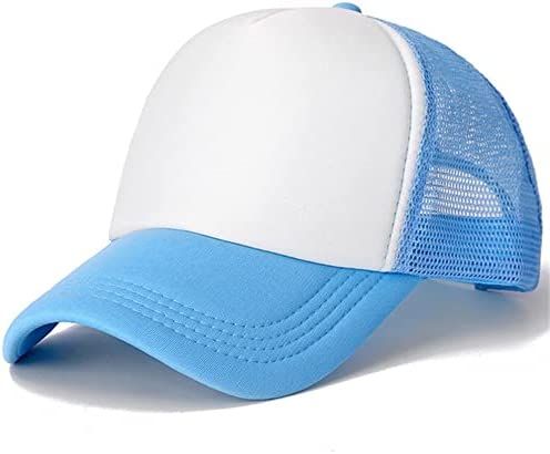 Unisex Cap Casual Plain Mesh Baseball Cap Adjustable Snapback Hats