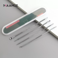 MAANGE Steel Blackhead Remover Tool-4 Pcs. 