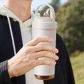Gifts Large Capacity Insulated Cup Multi-functional Portable Ceramic Inner Pot Insulated Cups Cup Accessories Dual Drink Coffee Cups for Men Women. 