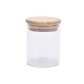 Glass Jar with Bamboo Lid Sealed Canister Food Storage Bottles Container Storage　Junna. 