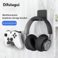 Difutagui New Anrushide Universal Headphone Stand Gaming Controller Holder Headset Display Profesional Rack Under Desk Hanger Hook For Earphone Wall Mount Gaming. 