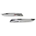 Chrome LED Side Marker Turn Signal Indicator Lights for 3-Series E46/E90/E91/E92 E93. 