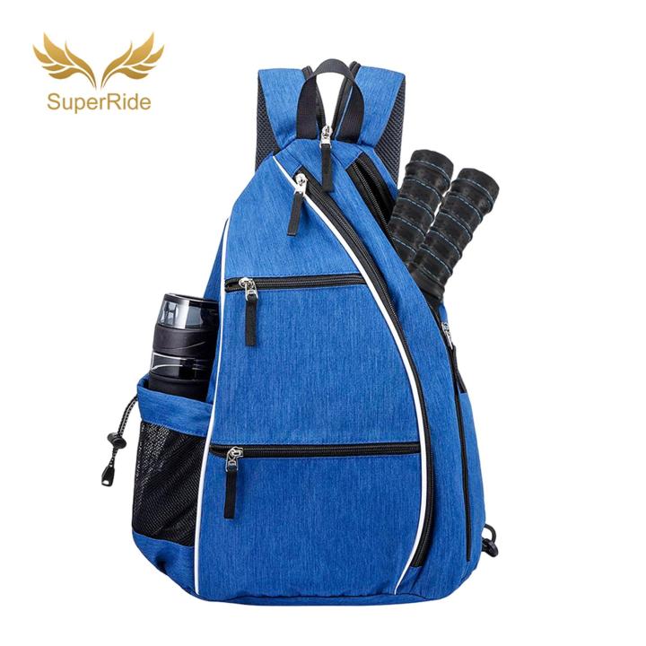 SuperRide Oxford Cloth Sports Backpack Premium Pickleball Paddle Backpack with Mesh Pocket Waterproof Badminton Table for Outdoor for Pickleball