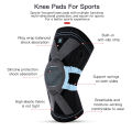 Sports Knee Brace Knitted Patella Spring Slicon Support Breathable Compression Full Protect Elastic Breathable Knee Support. 
