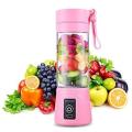 380Ml Mini Portable Electric Fruit Juicer Usb Rechargeable Smoothie Maker Blender Machine Sports Bottle Juicing Cup. 