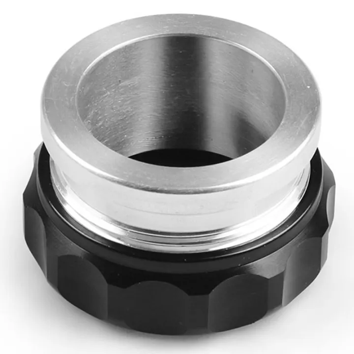 (GGBR)%202.5%20Inch%20Aluminum%20Alloy%20Weld%20Billet%20on%20Filler%20Neck%20and%20Cap%20Oil%20Fuel%20Water%20Tank%20Black%20-%20Image%202