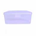 Bagmati Set Of 4 Rectangle Plastic Container | Multipurpose Transparent Plastic Storage Container - Pack Of 4. 