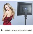 LED Panel Photography Light Studio Video Live Dimmable LED Photographic Light With Stand. 