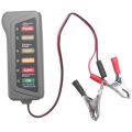 12V Car Battery & Alternator Tester - Test Battery Condition & Alternator Charging (LED indication). 