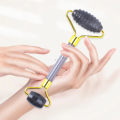 Mini Born Skin Care Tools Face Roller Gua sha Jade Stone Scraper Roller MPortable assage Facial Gouache Jade Roller Gua Sha Set For Neck Skin Lift. 