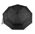 Large 3-Fold Vented Double Canopy Umbrella - Multicolor, Windproof, Durable. 