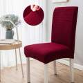 Elastic Dining Chair Cover Thick Jacquard Spandex Chair Cover for Dining Room - SET OF 6. 