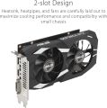 ASUS Dual NVIDIA GeForce RTX 3050 6GB OC Edition Gaming Graphics Card - PCIe 4.0, 6GB GDDR6 Memory, HDMI 2.1, DisplayPort 1.4a, 2-Slot Design, Axial-tech Fan Design, 0dB Technology, Steel Bracket. 